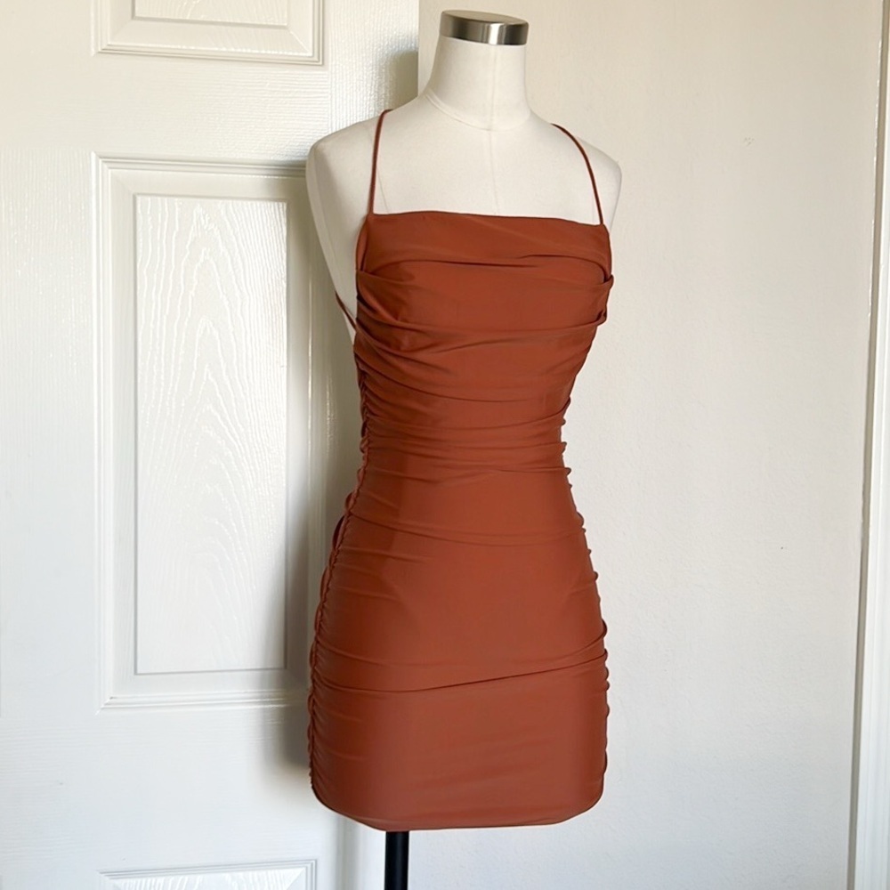 Superdown Revolve Sonora Cross Back Mini Dress - image 4